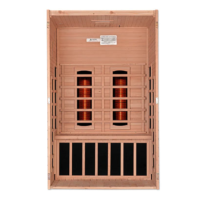 Santiago 2-Person Full Spectrum Infrared Sauna