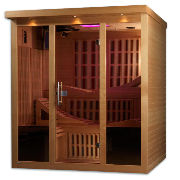 Monaco Elite 6-Person Near Zero EMF Far Infrared Sauna