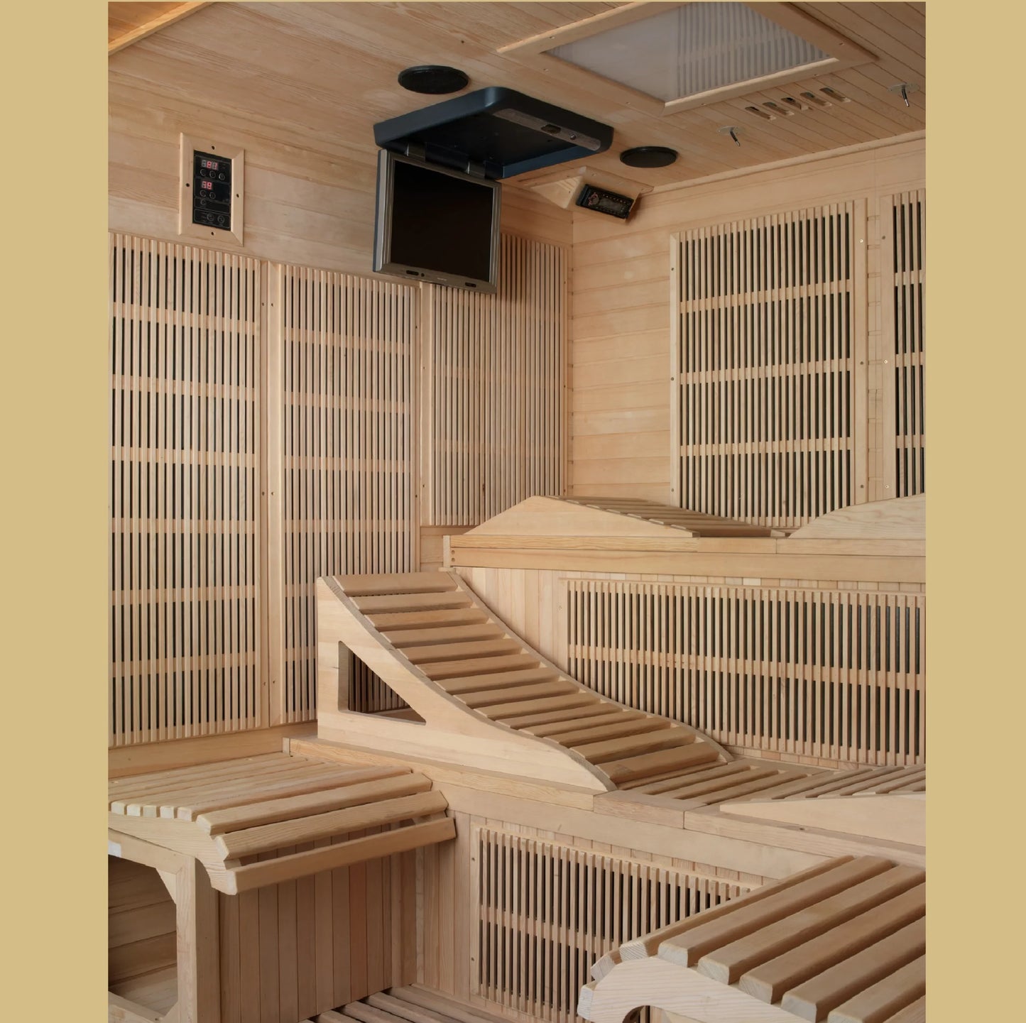 Monaco Elite 6-Person Near Zero EMF Far Infrared Sauna