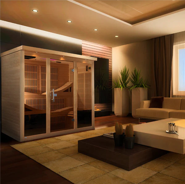 Monaco Elite 6-Person Near Zero EMF Far Infrared Sauna