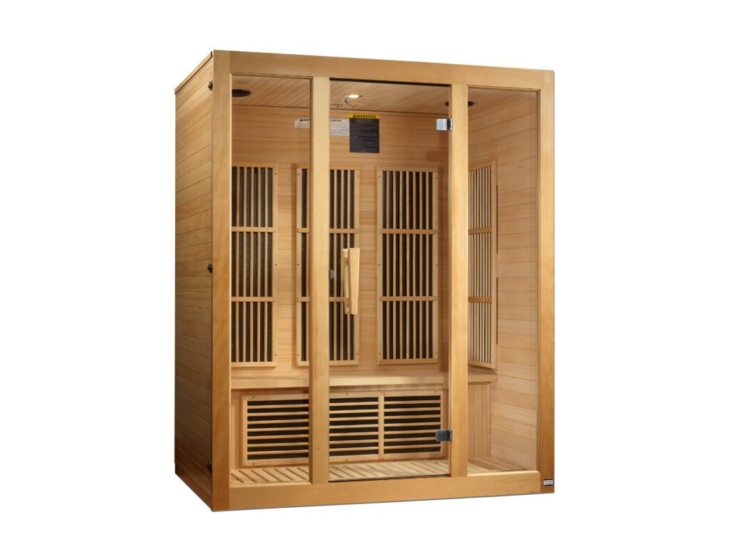 Bellevue Near Zero EMF 3-Person Far Infrared Sauna