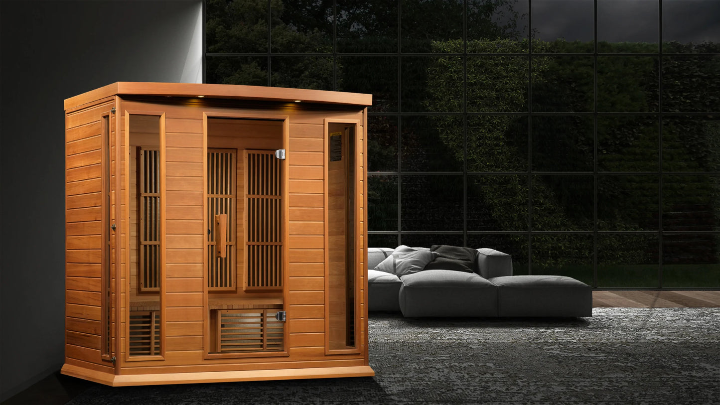 Chaumont 4-Person Far Infrared Sauna - Canadian Red Cedar