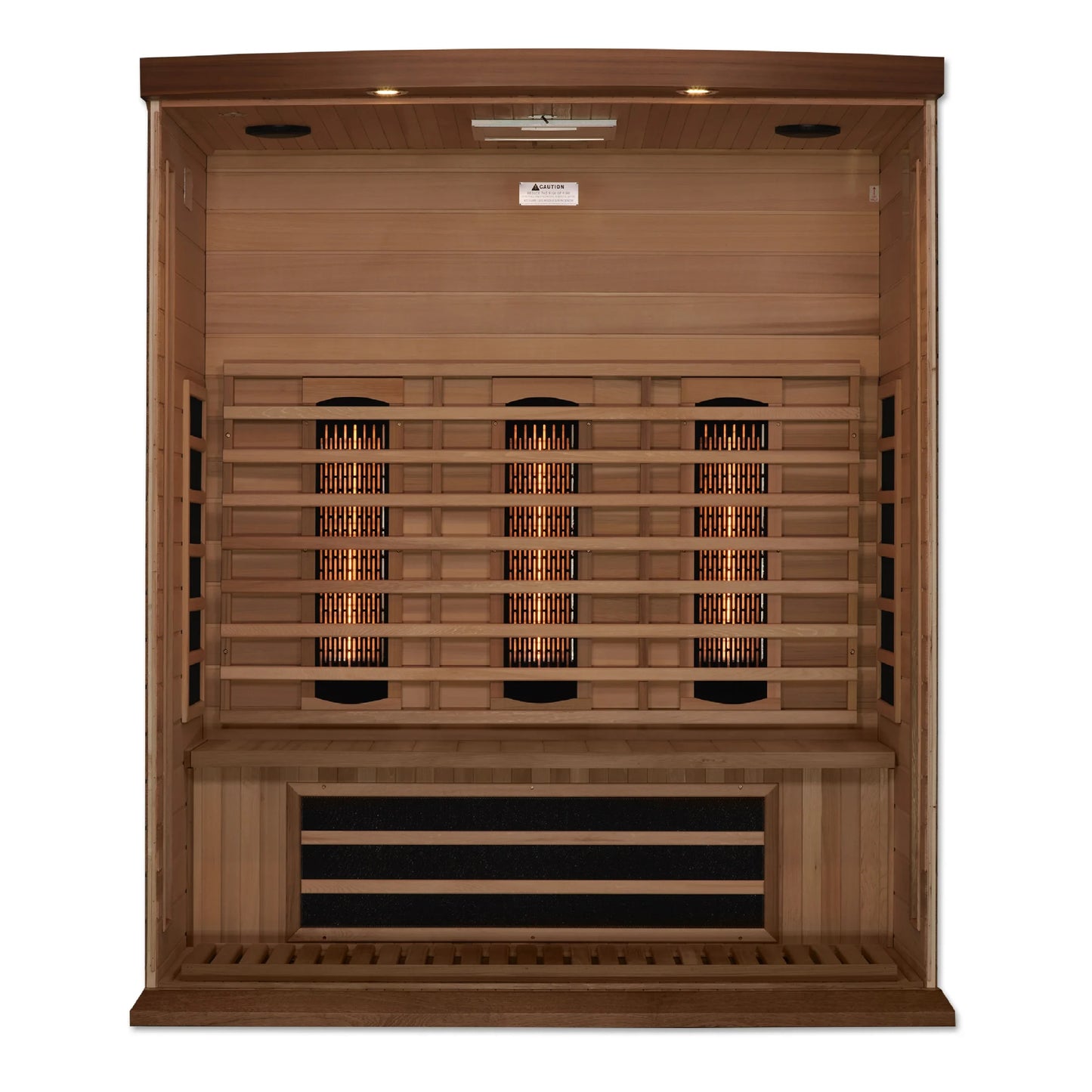 Montilemar 3-Person Full Spectrum Infrared Sauna - Canadian Red Cedar