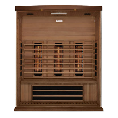 Montilemar 3-Person Full Spectrum Infrared Sauna - Canadian Red Cedar