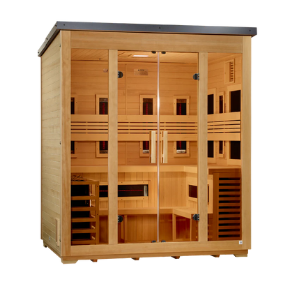 Gargellen 5-Person Hybrid Outdoor Sauna