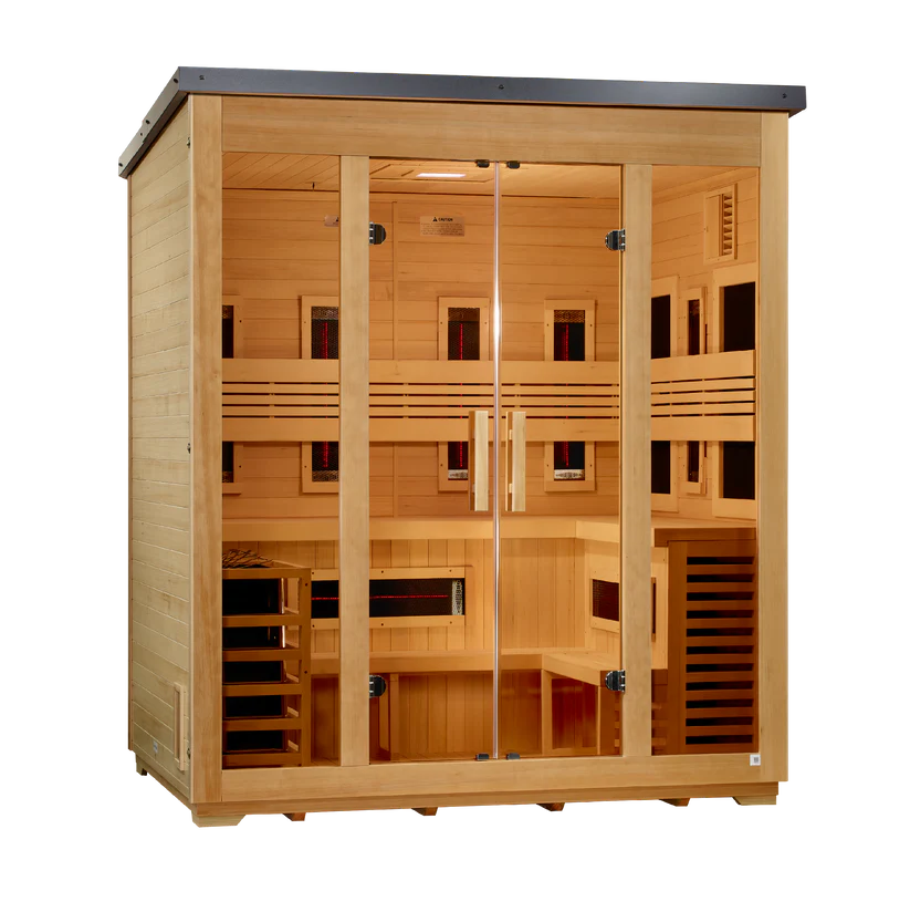 Gargellen 5-Person Hybrid Outdoor Sauna