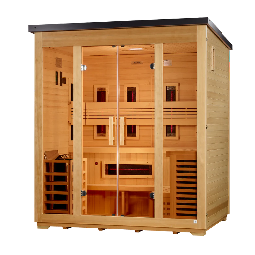 Gargellen 5-Person Hybrid Outdoor Sauna