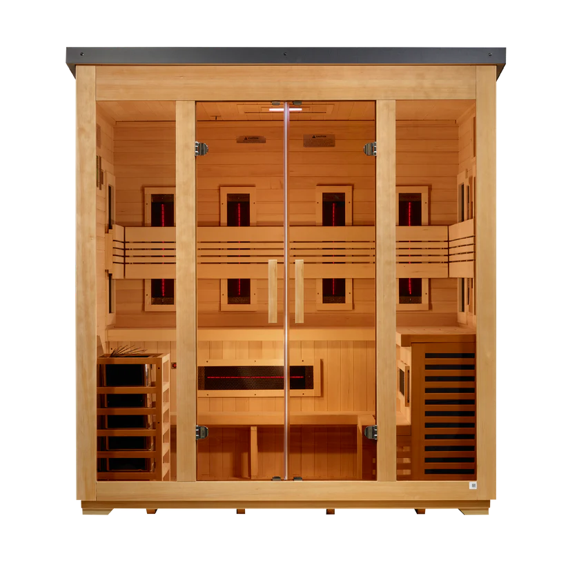Gargellen 5-Person Hybrid Outdoor Sauna