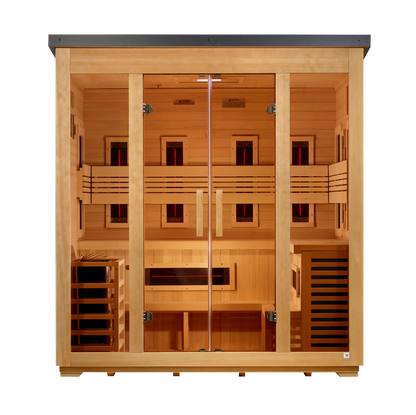 Gargellen 5-Person Hybrid Outdoor Sauna