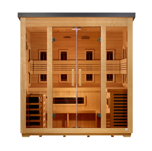 Gargellen 5-Person Hybrid Outdoor Sauna
